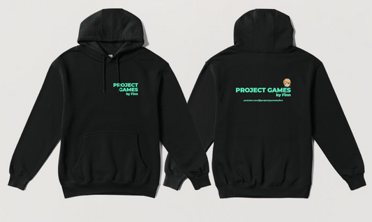 Project Games Black Hoodie (Youth)