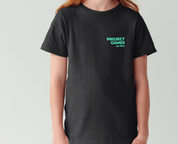 Project Games Black T-Shirt (Youth)