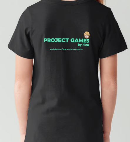 Project Games Black T-Shirt (Youth)